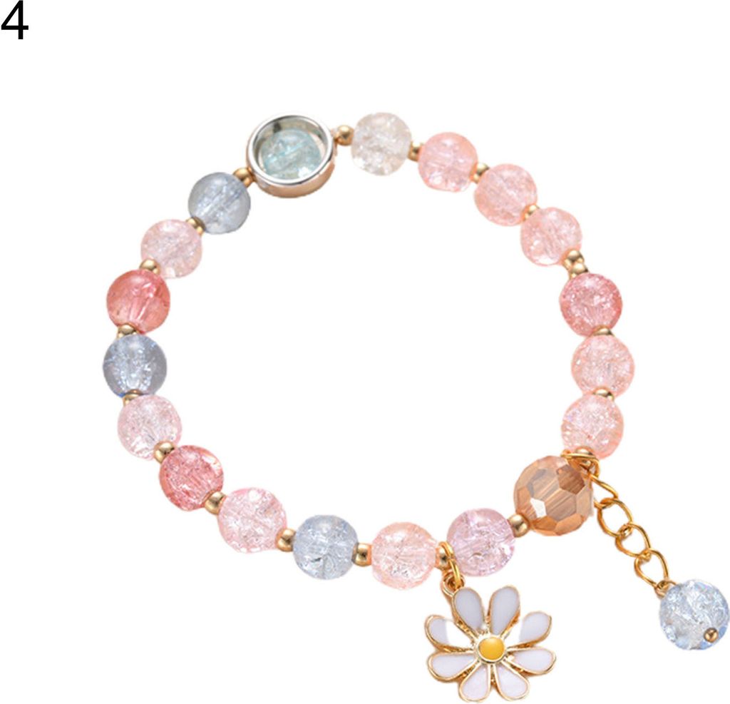 Studenten-Armband, Sonnenblumen-Perlen, süßer koreanischer Stil, All-Match-Armband, Mädchen-Geschenk-4