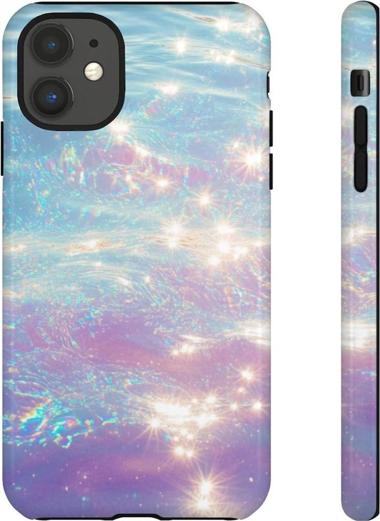 Schimmerndes Wasser-Design mit Glanzeffekt – Hülle Kompatibel mit iPhone 11
