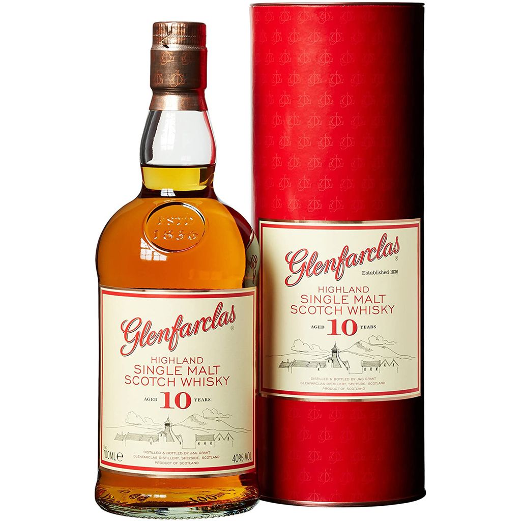 Glenfarclas Highland Single Malt Scotch Whisky 10 rokov Obrázok produktu 