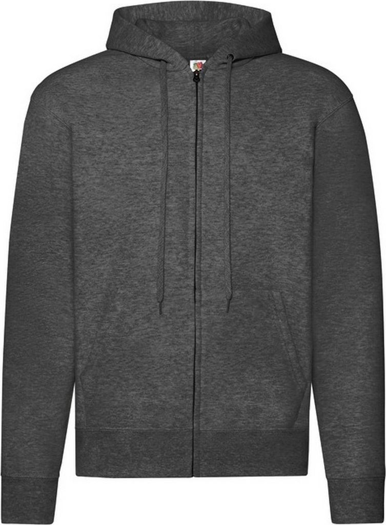 Fruit of the Loom - "Classic" Kapuzenjacke für Herren FK3054 (M) (Dunkles Grau)