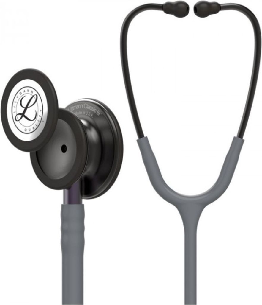 Littmann Classic III Smoke, Stethoskop für Innere Medizin, Grau 5873
