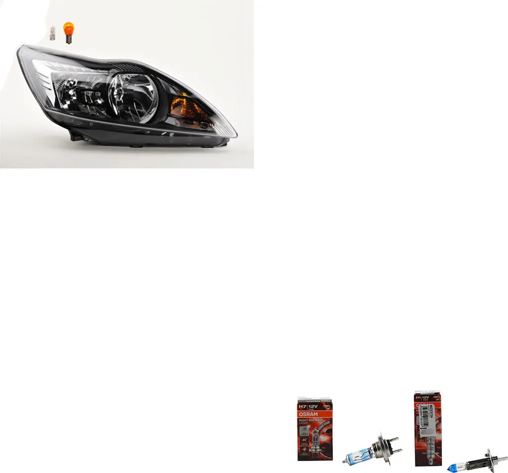 Proiettore Dx Johns Ford Focus + Osram Night Breaker Laser H7 | Performance