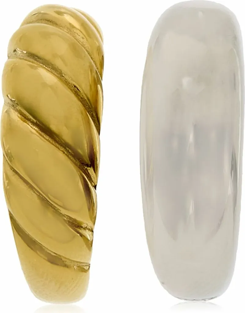 Anjewels Anello da Donna Acciaio 316L - Design Esclusivo One-Size
