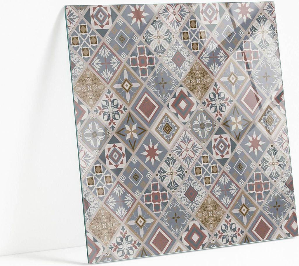 Bedruckte Glas Tischplatte 50x50 cm – Glasplatte mit Motiv – Esstischplatte bedruckt – Sicherheitsglas mit Druck – Tischplatte Ersatz – p...