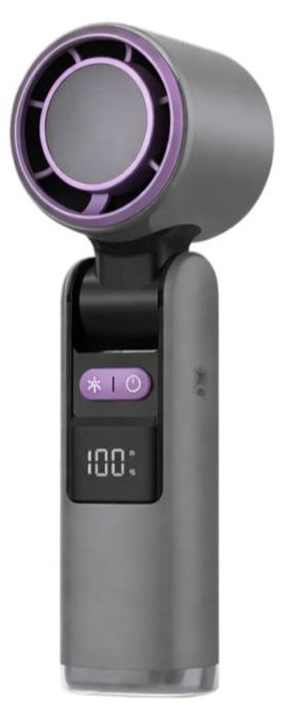 Verk 27703 Přenosný ventilátor s displejem a LED svítilnou, Obrázek produktu 