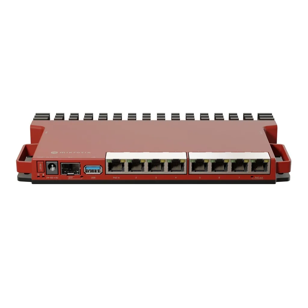 Routeur Switch Gigabit MikroTik L009 Series pour infrastructure réseau