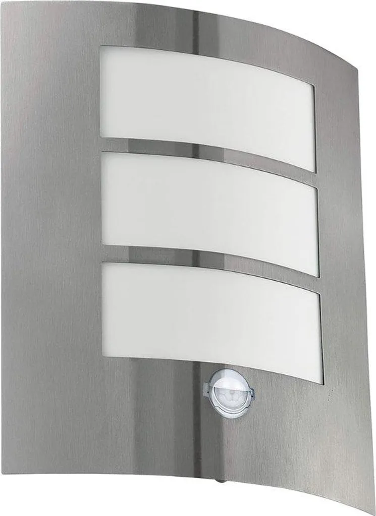 Applique murale étanche IP44 détecteur mouvement - Gamme Inox Satiné