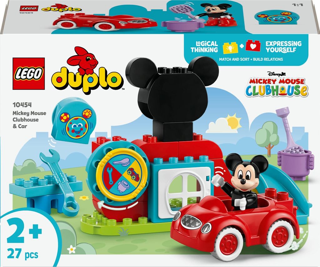 LEGO DUPLO Disney 10454 La Casa E L'Auto Di Topolino Immagine del prodotto 