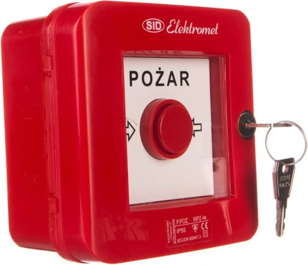 Déclencheur manuel WPZ-4s 921462 avec serrure 2Z 2R 12A IP55 robuste
