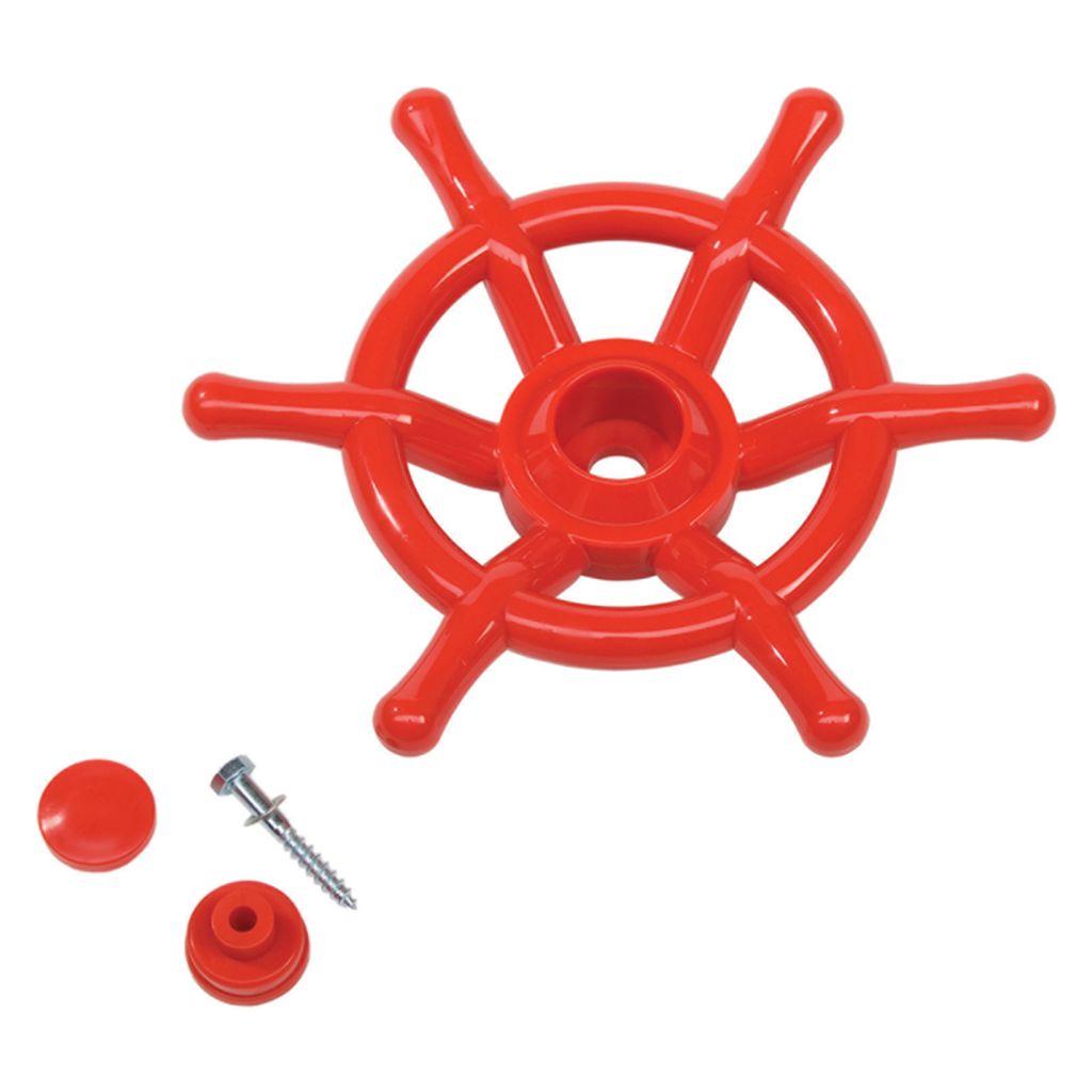 AXI Bootsrad Rot | Spielhaus / Spielturm Zubehör aus Kunststoff