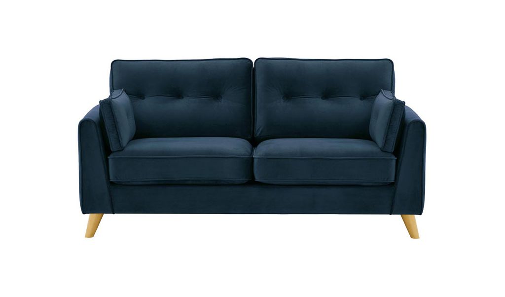 2,5-Sitzer Sofa Magnus - blau - Velluto 11