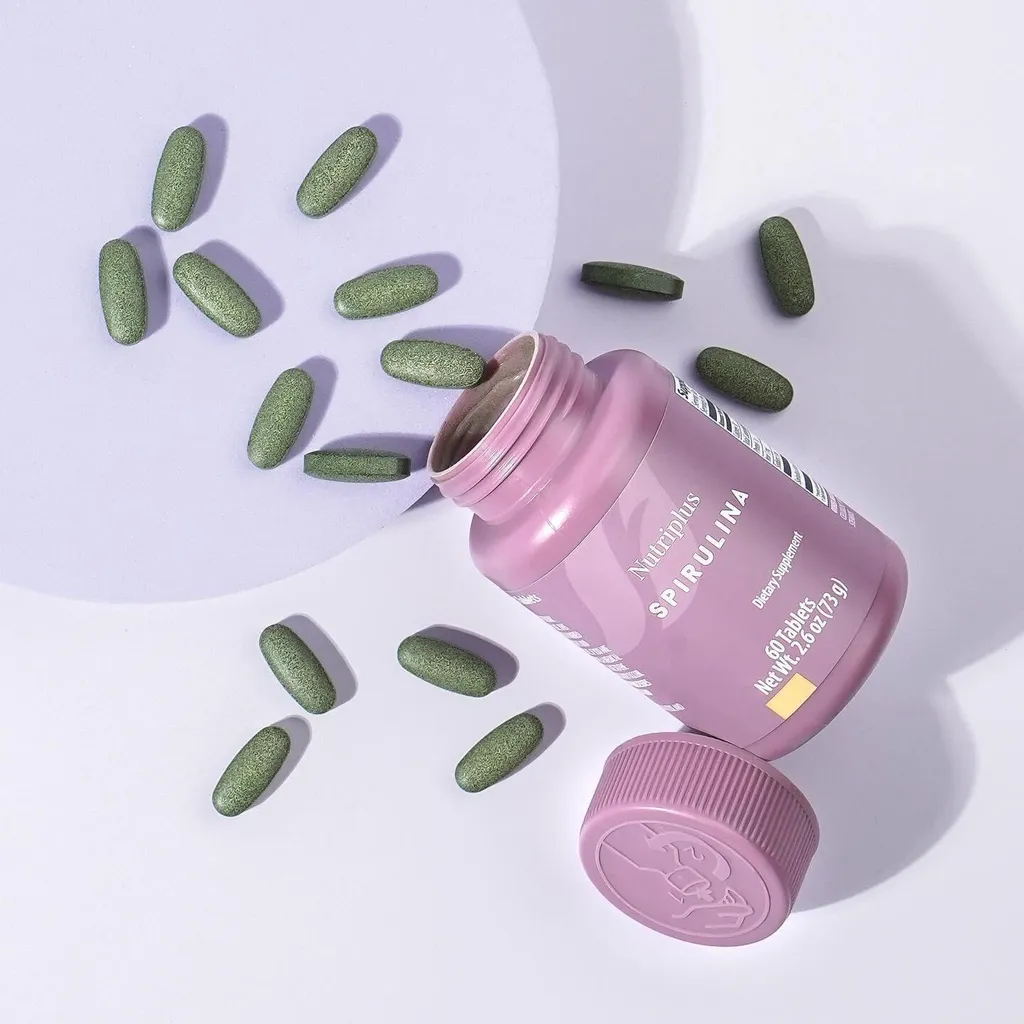 Nutriplus Spiruline 60 comprimés Farmasi : complément vitalité KBruShop
