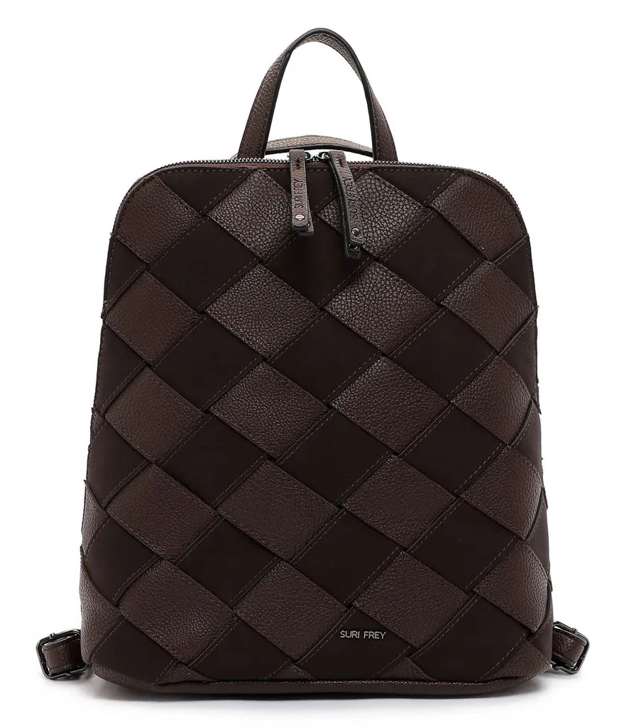 Sac à dos SURI FREY Nandy marron avec finitions soignées et design urbain