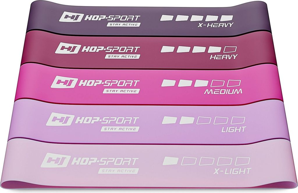 Hop-Sport Fitnessbänder Widerstandsbänder aus Latex – Produktbild 5