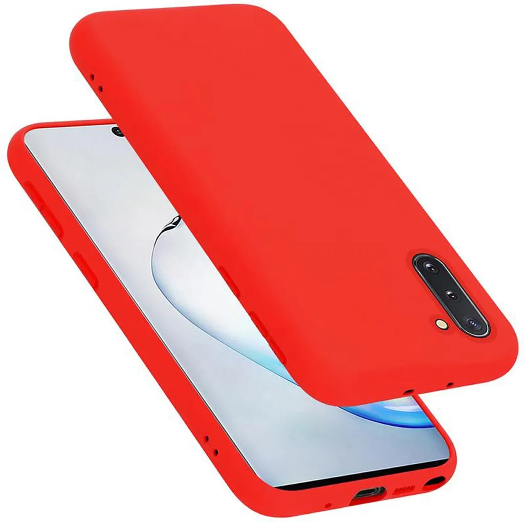 Custodia Protettiva Cadorabo Samsung Note 10 Rosso - Uso Professionale