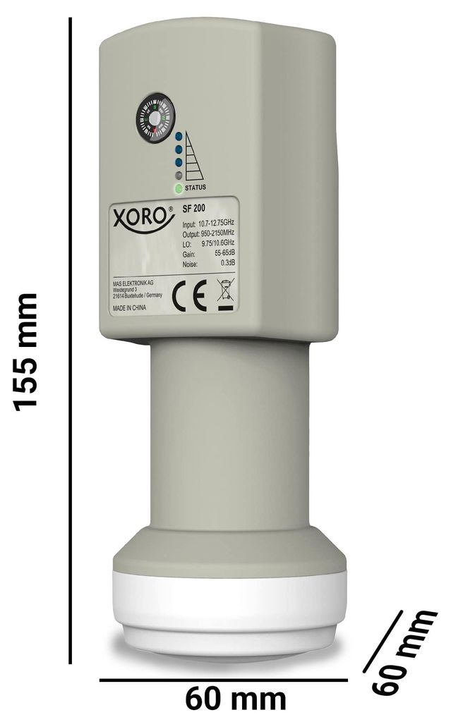 XORO SF 200 digitaler TWIN Universal LNB integrierter Produktbild 