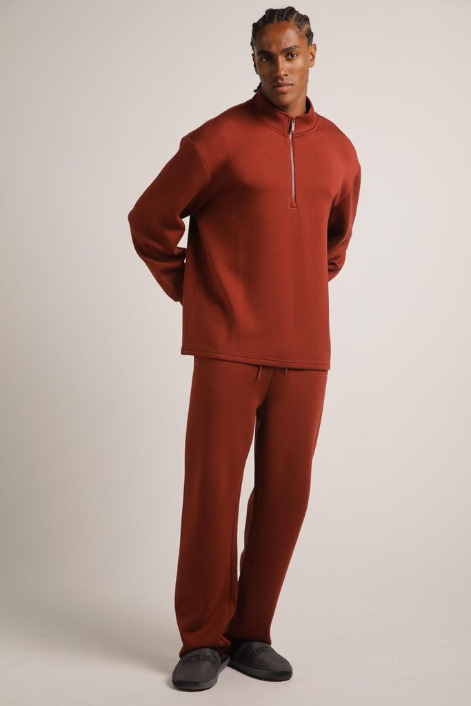 Scuba Half-Zip Hoodie | Kenneth Cole