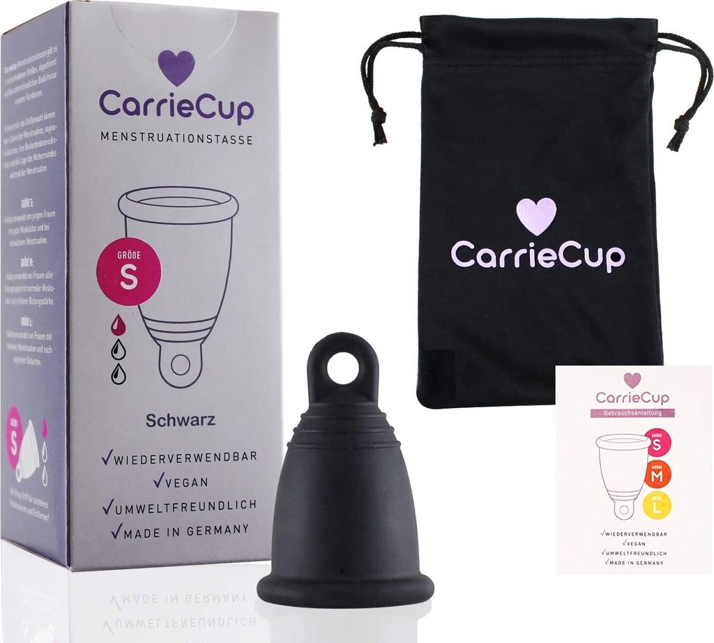 CarrieCup Menstruationstasse klein,  Germany - BPA-frei, Produktbild 