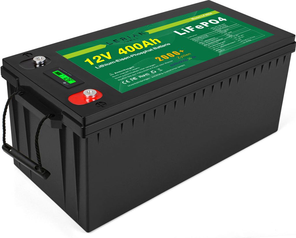 Lifepo4 12V 400Ah 200A Image du produit 