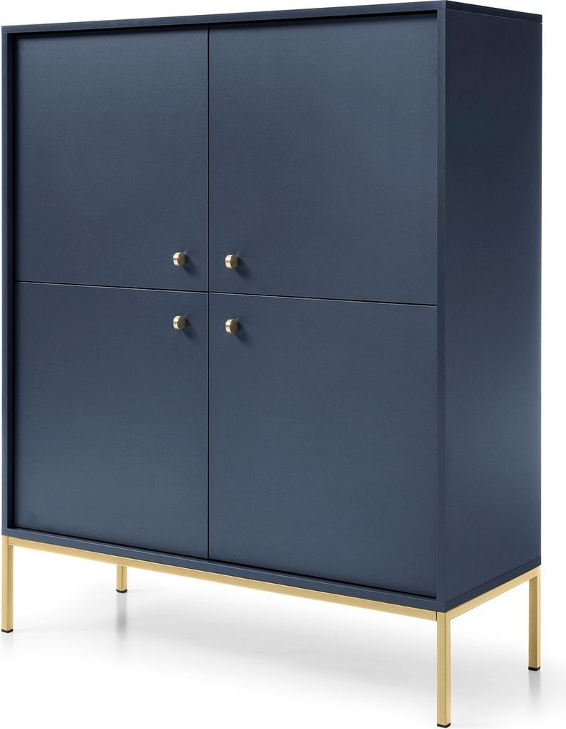 Kommode mit 4 Türen Monti - Sideboard, Wohnzimmer, Produktbild 