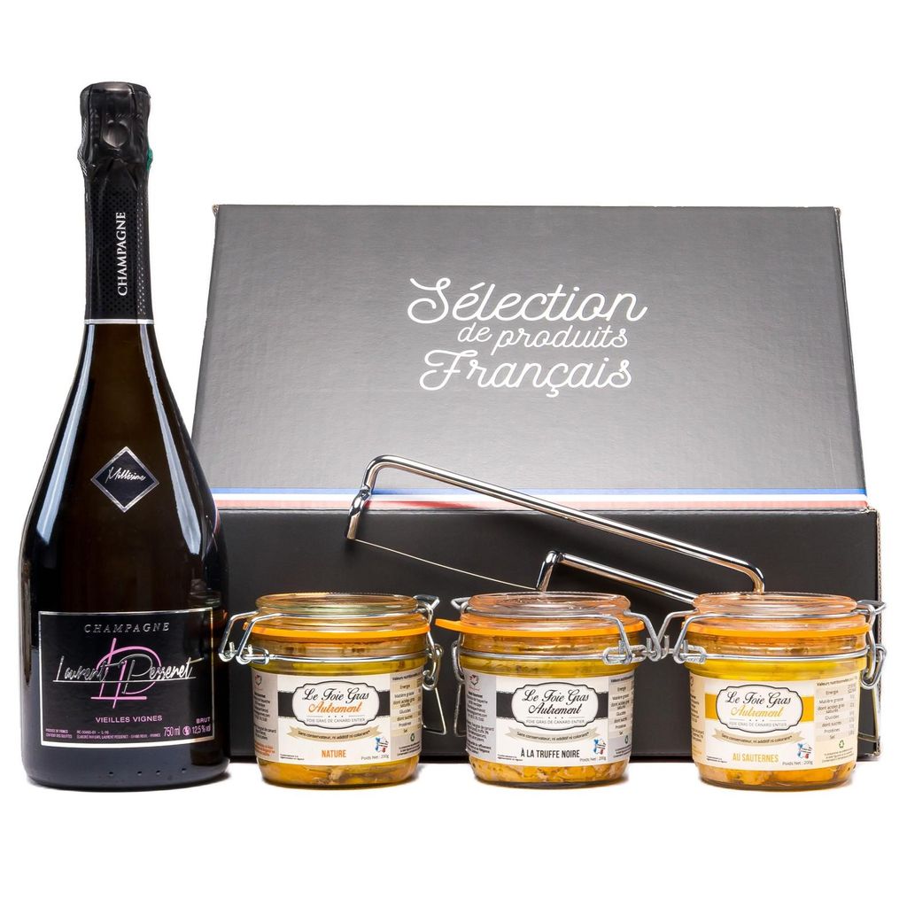 Ametzondo Geschenkbox – Foie Gras Nature, Trüffel & Produktbild 