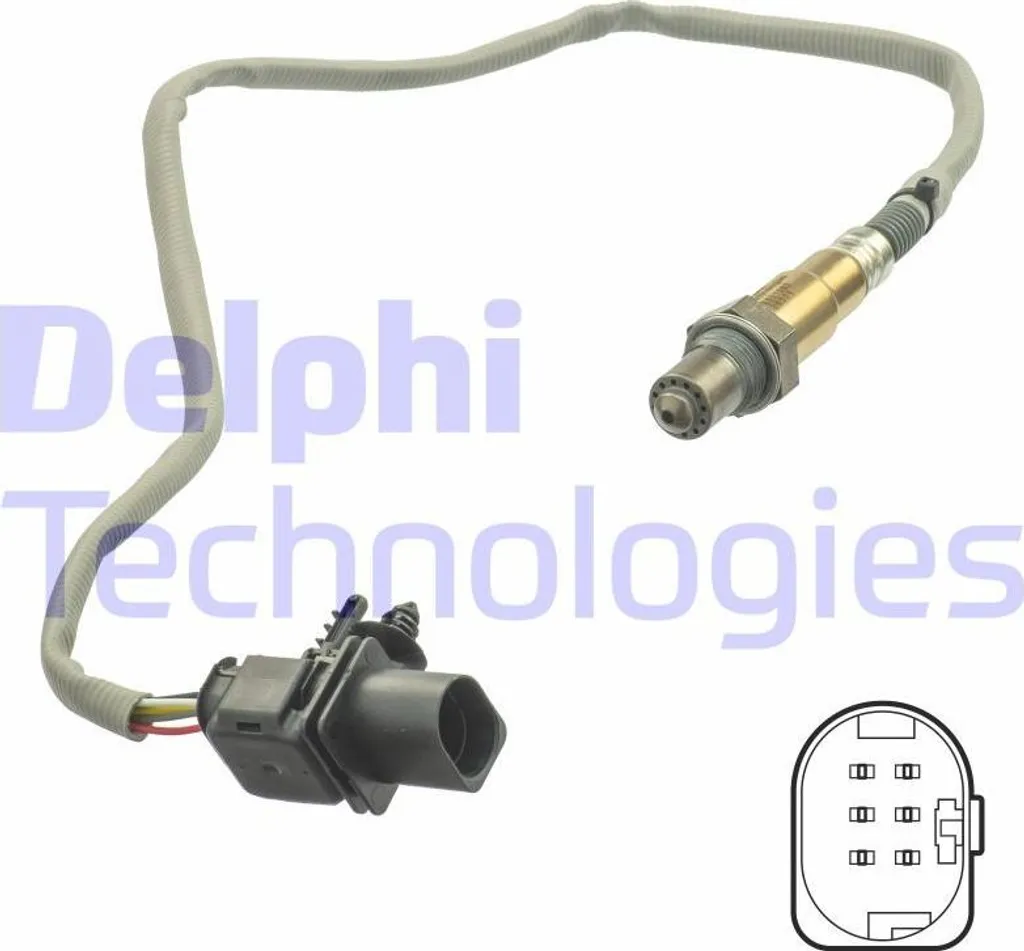 Capteur d'Oxygène Sonde Lambda Delphi OE 1771995 pour Transit et Mondeo