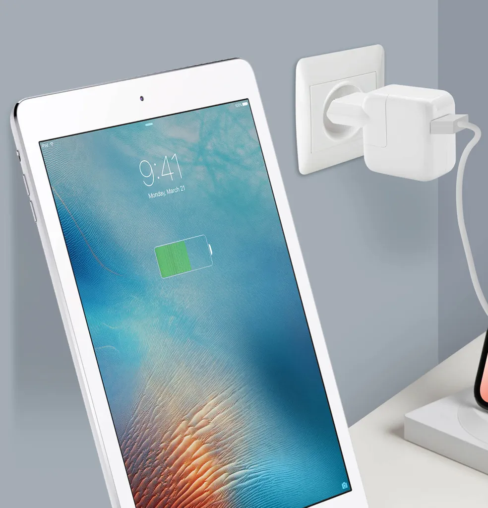 Chargeur Apple 12W USB Original : Chargez Rapidement votre iPhone iPad - 3