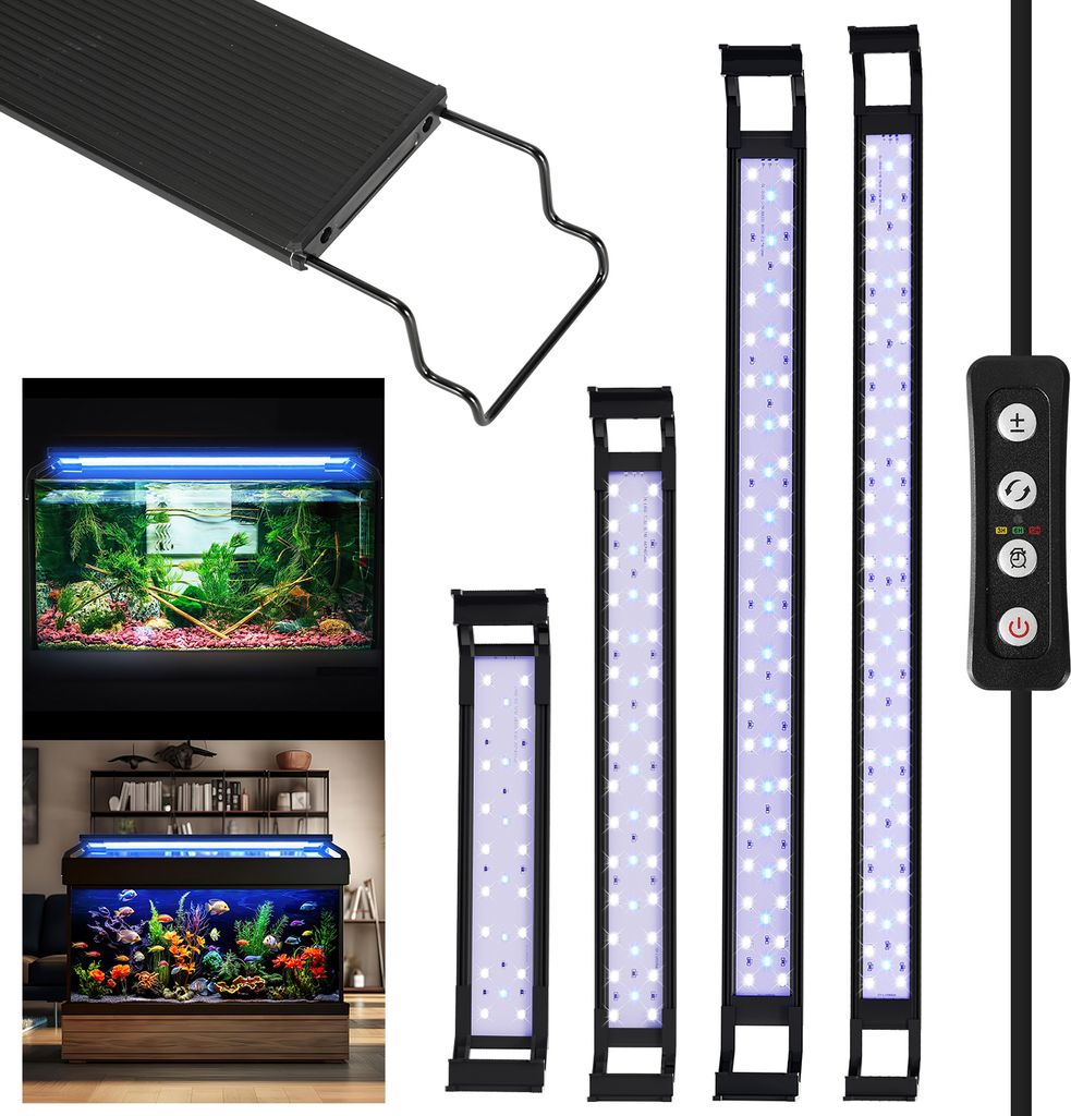 TolleTour 35-50cm LED akváriová lampa sladkovodné ryby plné Obrázok produktu 