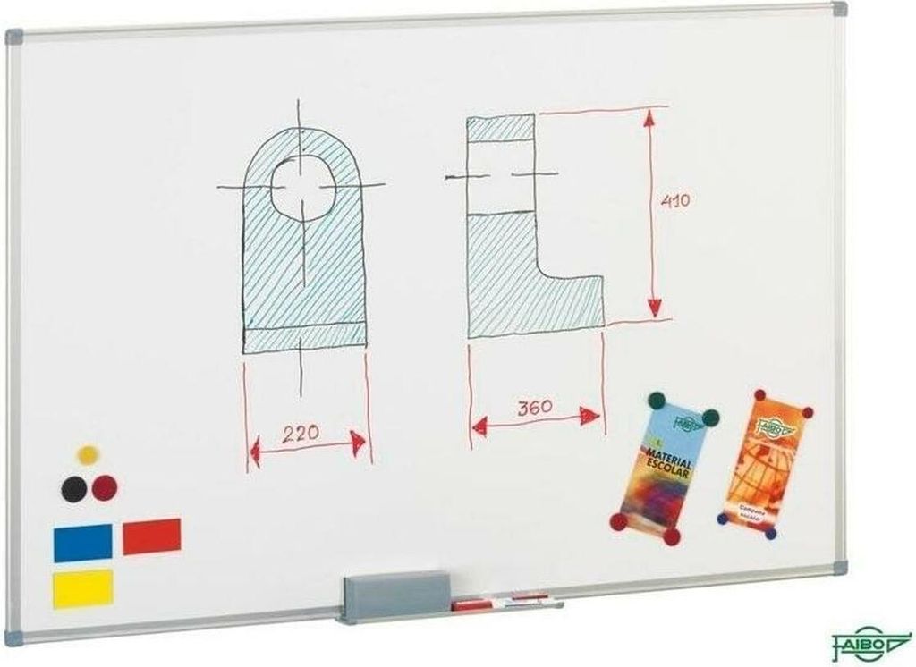 FAIBO 840-11T, 1200 x 900 mm, Stahl, Horizontal / Vertikal, Fixed, Magnetisch