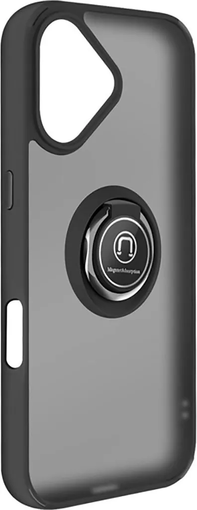 Custodia iPhone 17 Avizar con Anello e Magnete: Protezione Totale Nera