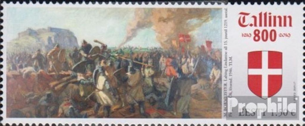 Briefmarken Estland 2019 Mi 959 (kompl.Ausg.) postfrisch 800 Jahre Tallinn