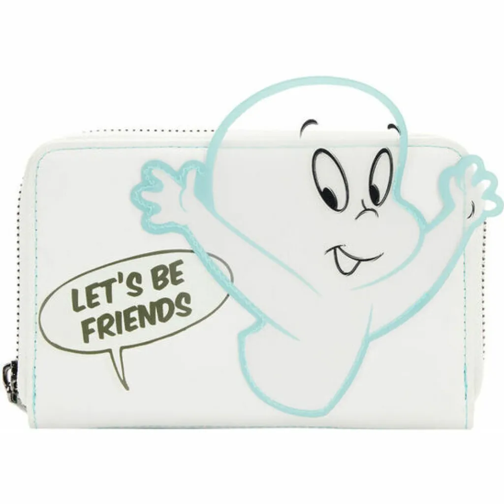 Loungefly Casper le Gentil Fantôme Portefeuille Zippé Collection Fan