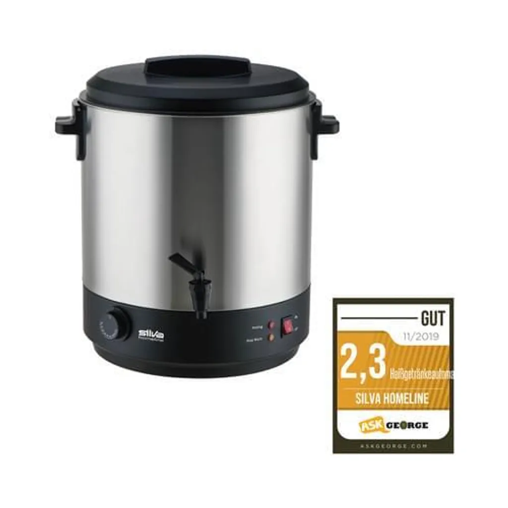 Chauffe-boissons pour buffet et réception - Inox brossé 30 litres