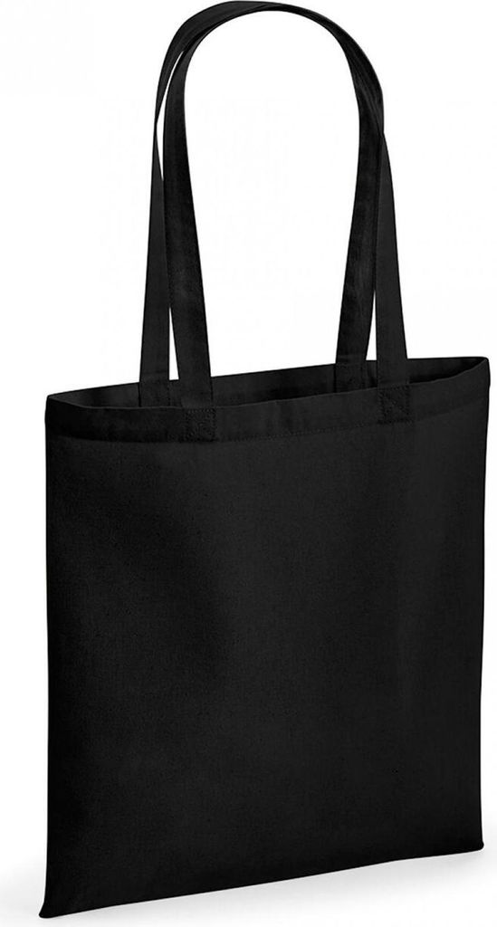 Westford Mill W901 | Recycled Baumwolle Tote 38 x 42 cm - Farbe: Black - Größe: One Size