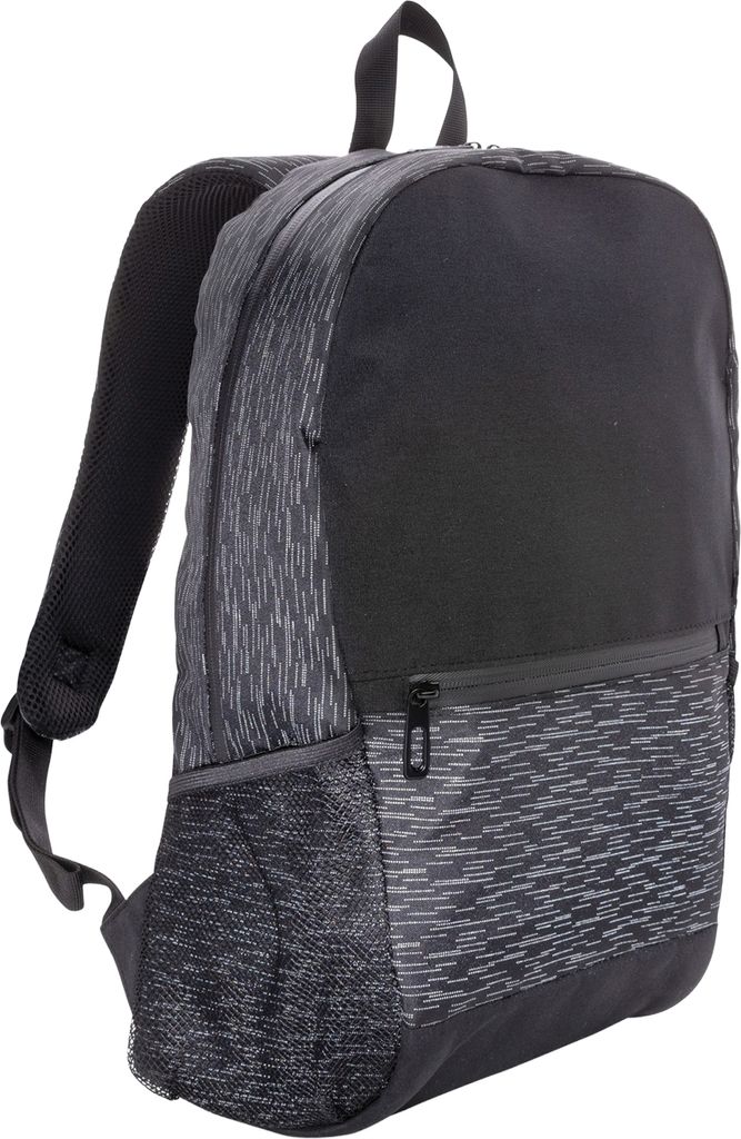 XD Collection - Rucksack für Laptops, Reflektierend, rPET (Recyceltes Polyethylen-Terephthalat) XD1005 (Einheitsgröße) (Schwarz)