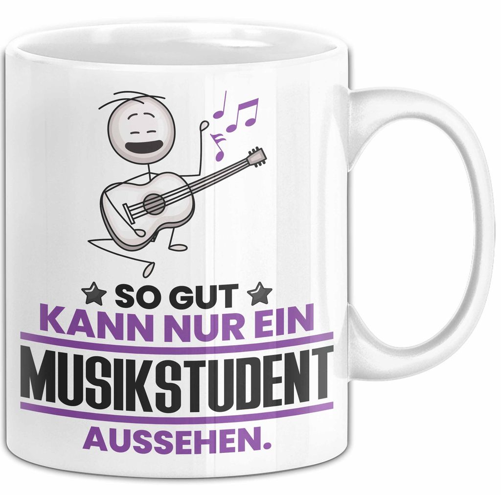 Musikstudent Geschenk Tasse So Gut Kann Nur Ein Musikstudent Aussehen Geschenkidee Kaffee-Becher (Weiß)