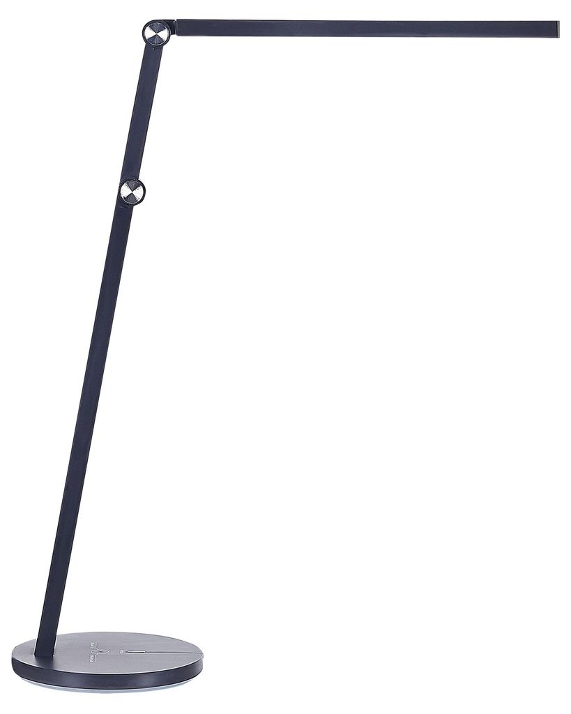 BELIANI LED Schreibtischlampe Schwarz 48 cm Hoch Verstellbar Modernes Design Minimalistisch für Büro Home Office Arbeitszimmer Schreibtisch