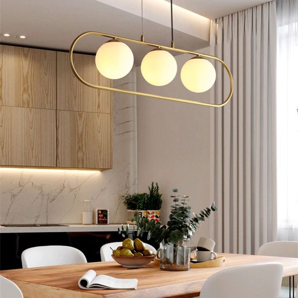 Toolight Pendellampe App915-3Cp Glamour Gold 3-Lichtquelle Produktbild 4