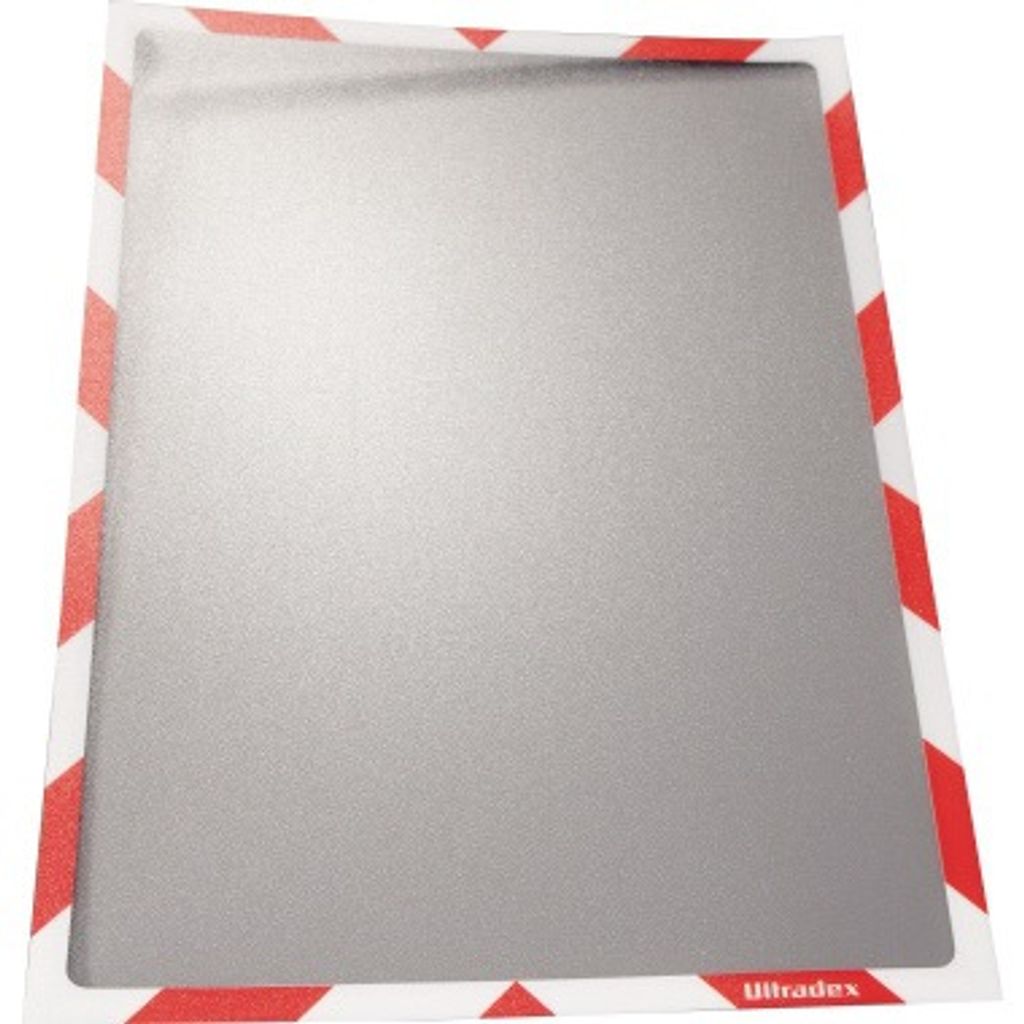 Ultradex Magnetrahmen Warnung Verwendung für Papierformat: DIN A4 Farbe: rot/weiß
