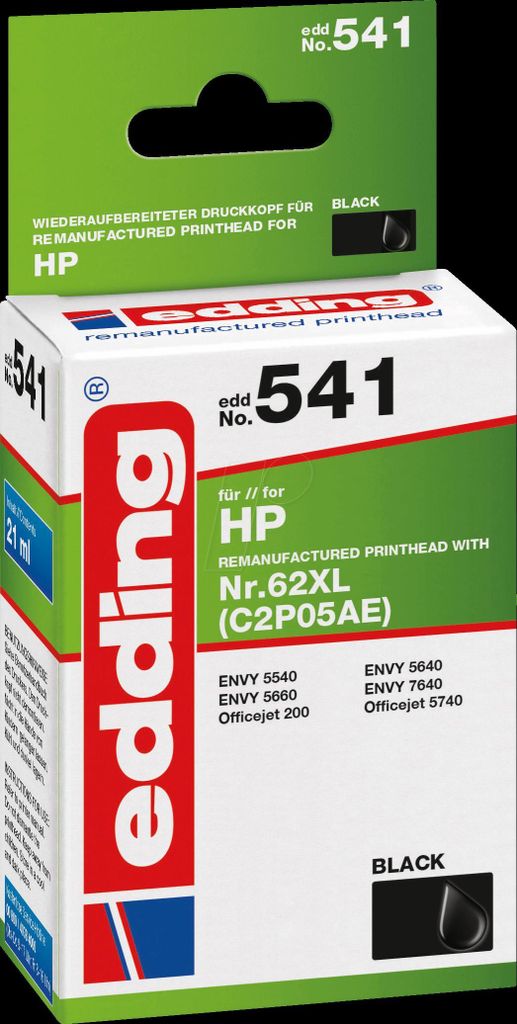 Edding EDD-541, Schwarz, 21 ml, 1 Stück(e), Einzelpackung Produktbild 