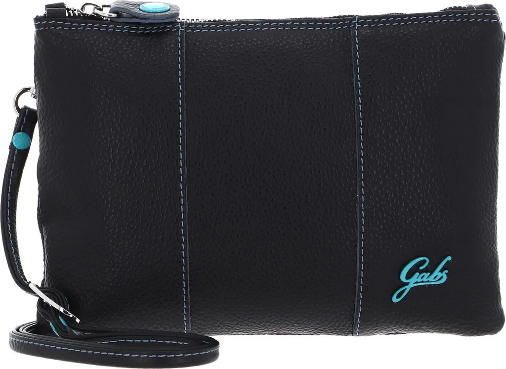 Sac à épaule Gabs Beyonce Bull Basic Black en cuir grainé noir italien