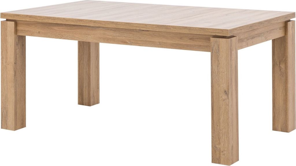 Furniture24 Tisch Havanna ALCT44, Esstisch ausziehbar 160-207 cm, Alteiche