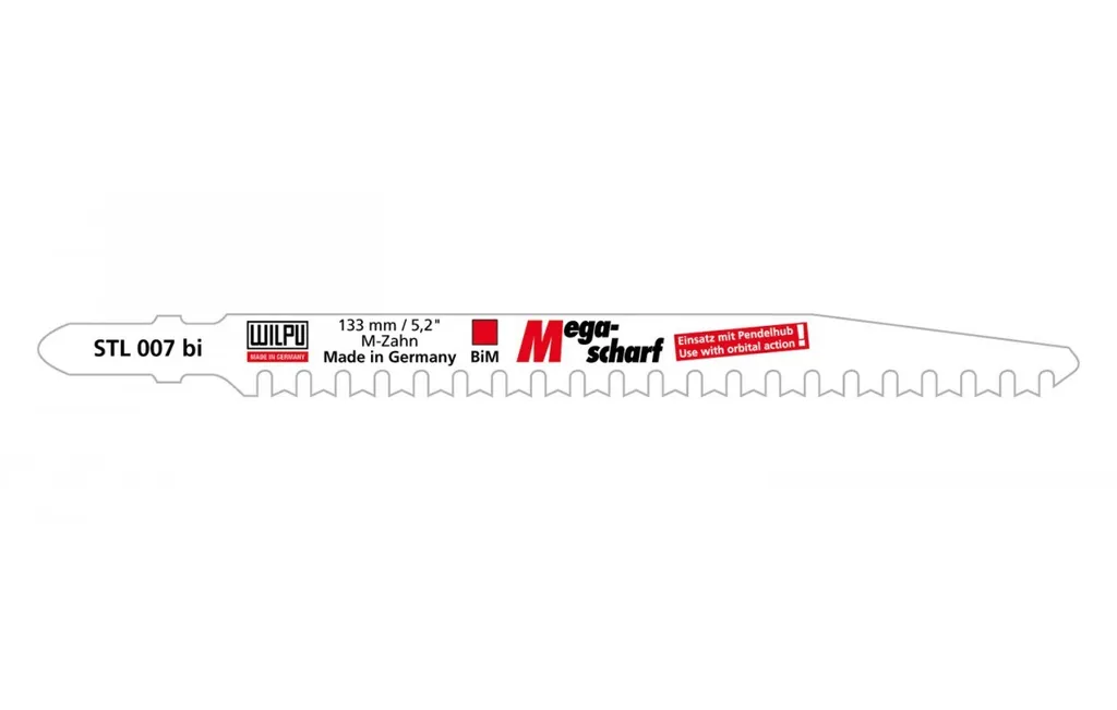 Set 5 Lame Wilpu STL 007 bi - Massima Durata per Tagli Metallo e Legno