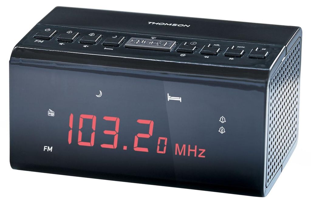 Clock Radio - THOMSON - CR50 - Black Immagine del prodotto 