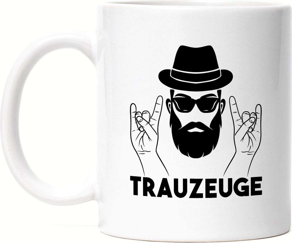 Trauzeuge Tasse Trauzeugen Fragen Hochzeit JGA Standesamt Geschenk