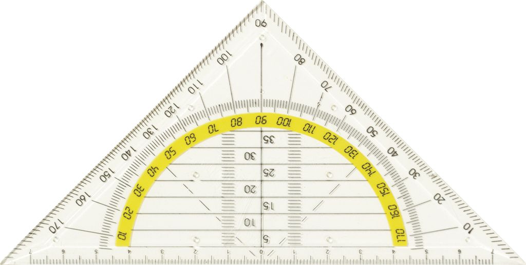 Stylex 37020, Dreieck, Transparent, Kunststoff, 160 mm, 1 Produktbild 