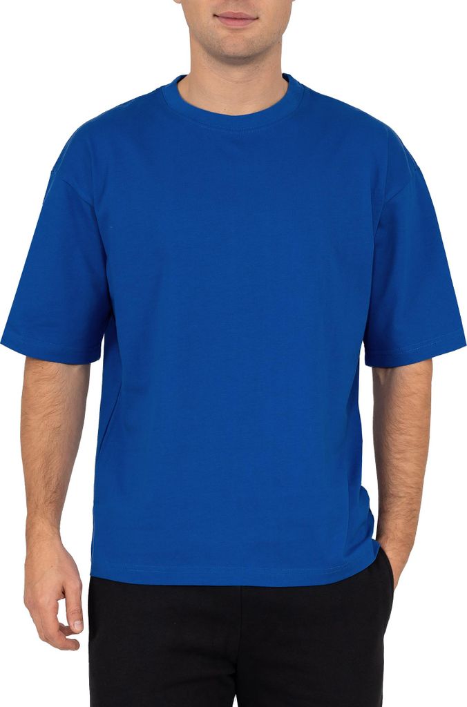 Reichstadt Regular Fit T-Shirt Herren Shoulder Drop 25RS071 Navy XS