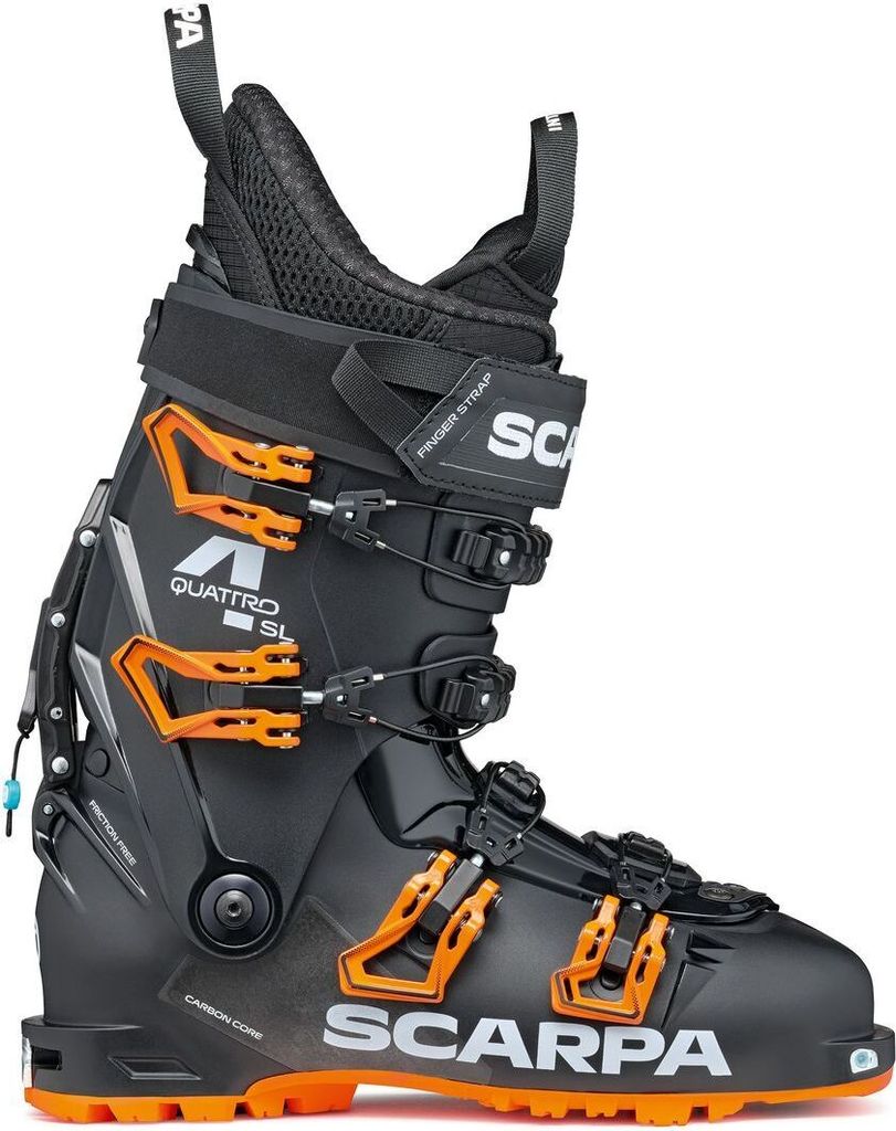 4-Quattro SL, Skitour/Telemark, Ski Touring, black/orange, 31, Scarpa