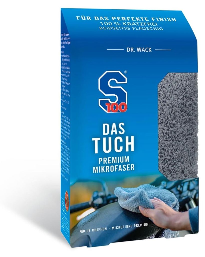 Dr. Wack S100 DAS Tuch Mikrofasertuch 40 x 40 cm - Extrem Produktbild 