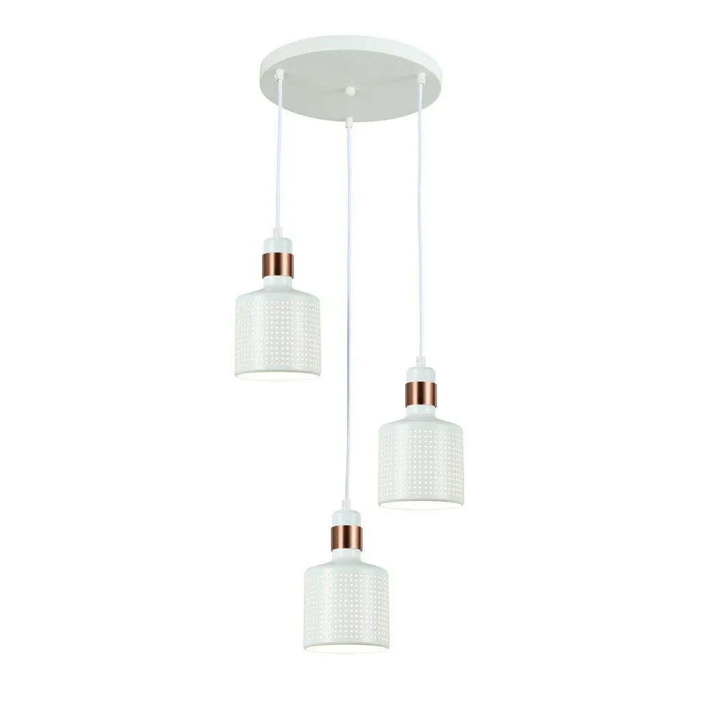 Italux Restenza lampadario moderno bianco PND-2439-3-WH